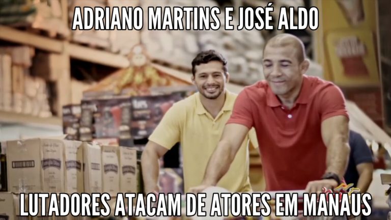 Adriano e Aldo atacando de atores !