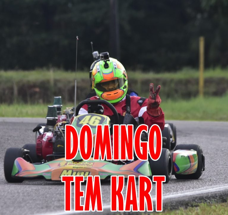 No kartódromo da Vila Olímpica tem Kart , domingo