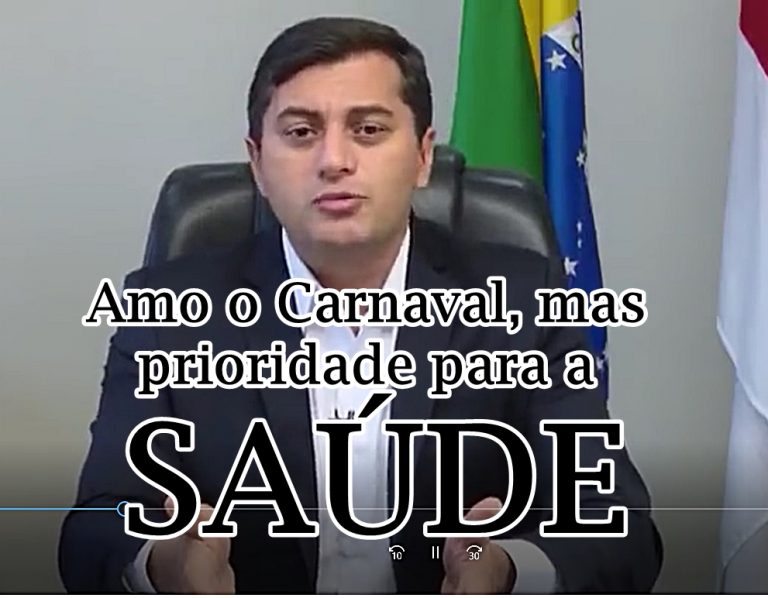 Governador Wilson Lima, grava video e fala sobre prioridades !