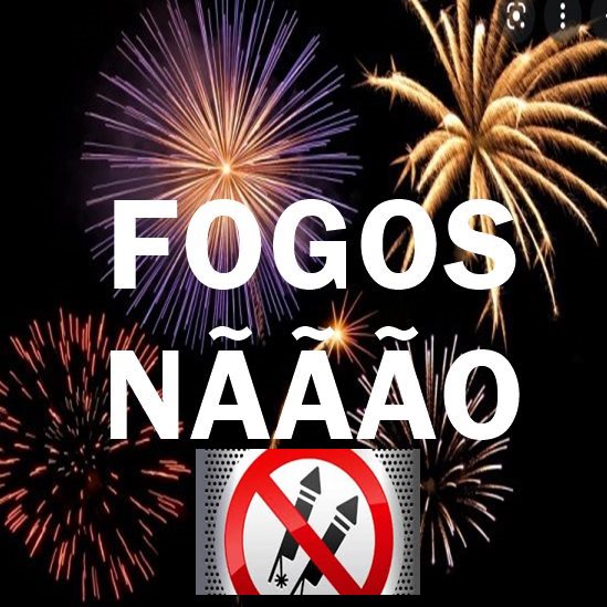 É certo soltar fogos de artifício de noite quando há jogos de