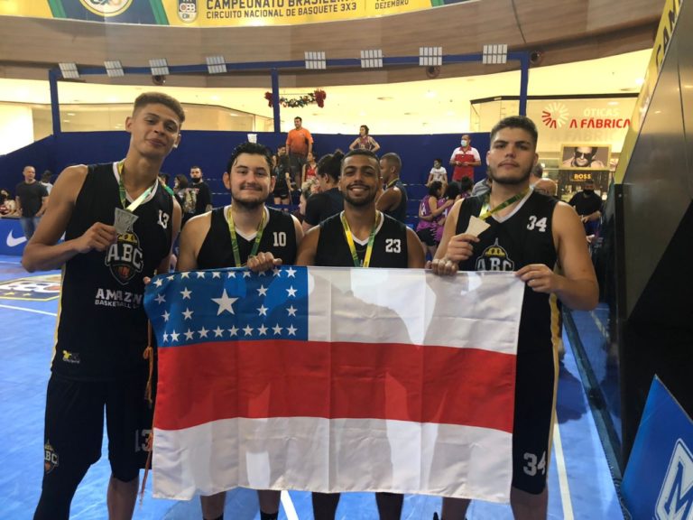 Time amazonense conquista medalha de prata inédita em torneio nacional de Basquete 3×3