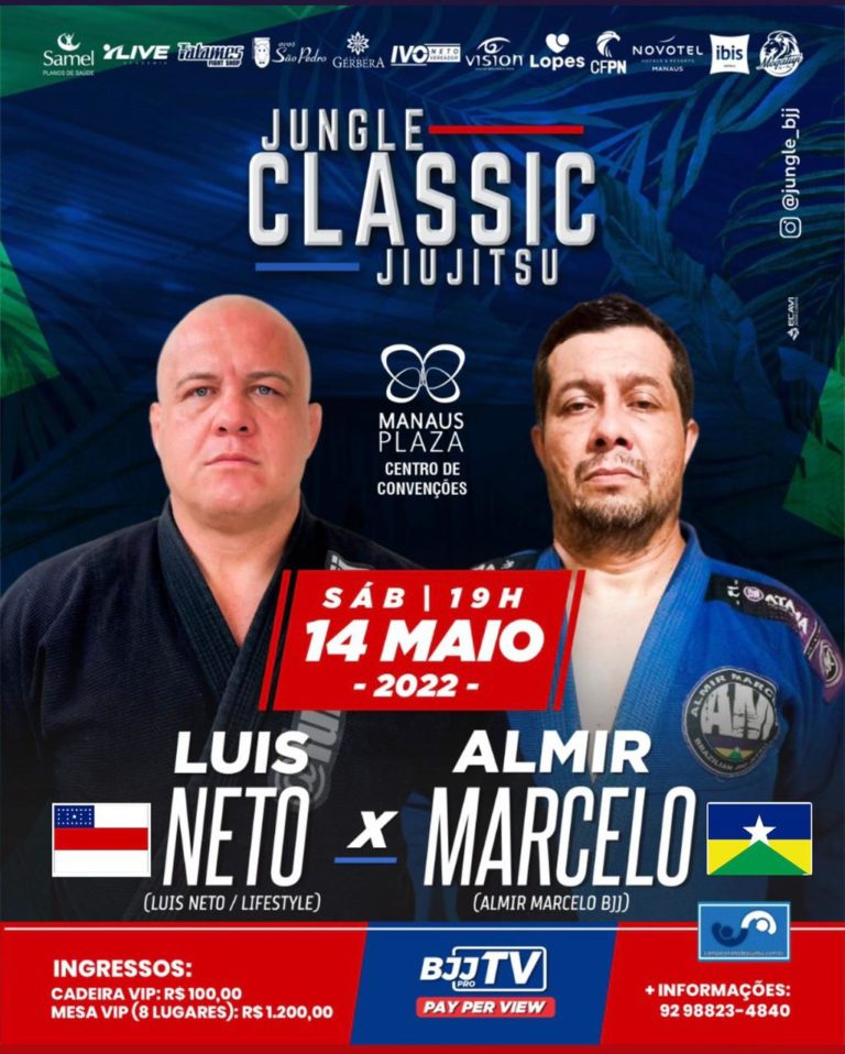 Após conquistar Sul-Americano de Jiu-Jítsu, Luís Neto mira cinturão do Jungle Classic